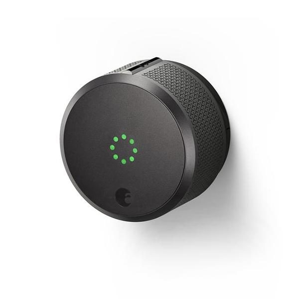 August Smart Lock 2nd Generation Dark Gray, Compatible with Alexa - 1
